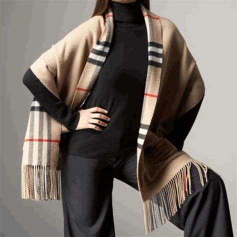 burberry bath|burberry poncho shawl pockets helene.